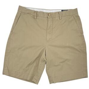Polo‎ Ralph Lauren Shorts Men Size 32 Classic Fit Chino 9" Inseam Beige